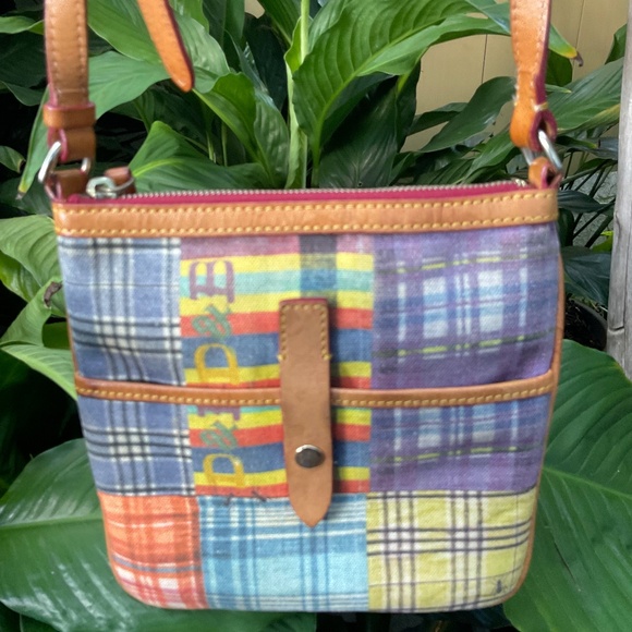 Dooney & Bourke Patchwork Picnic Crossbody Purse - Picture 1 of 8